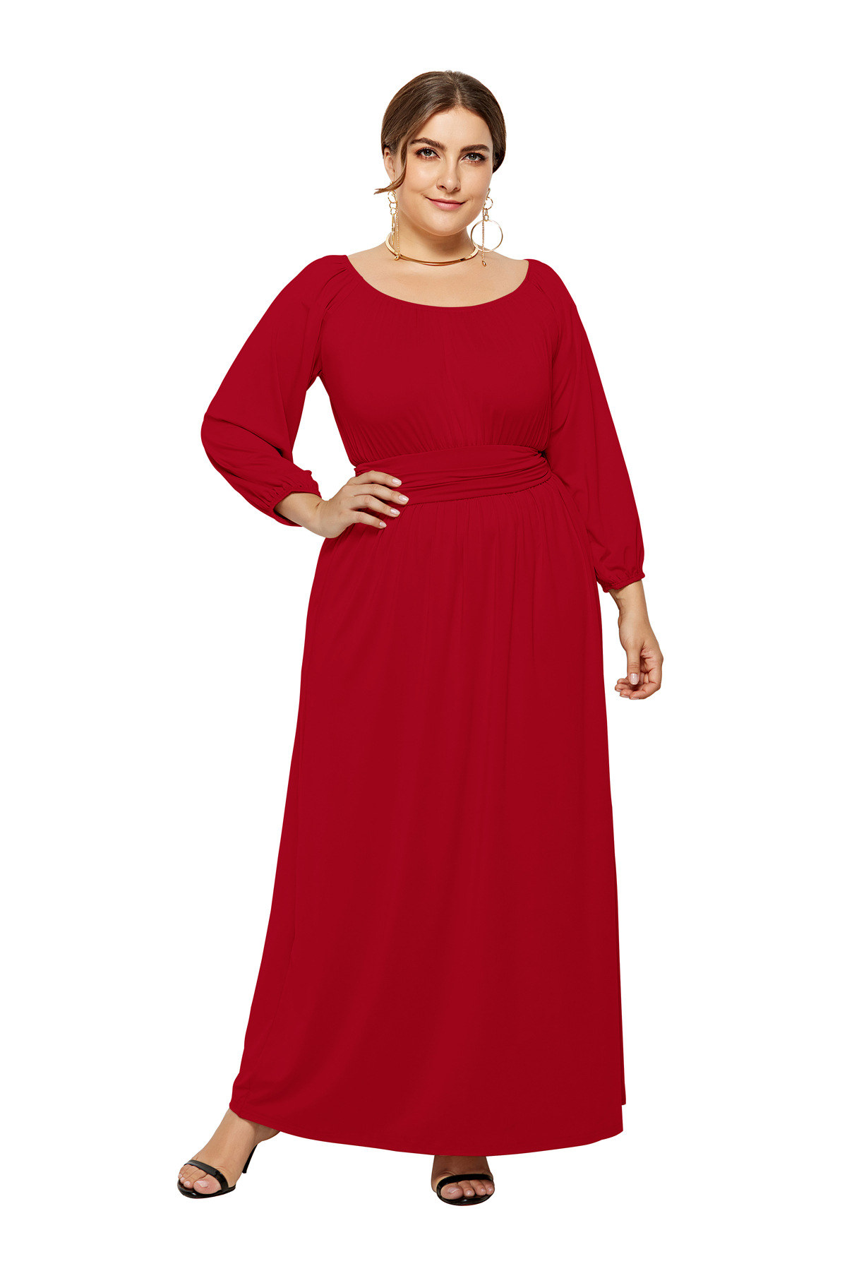 autumn and winter new sexy plus size dress  NSLM33275