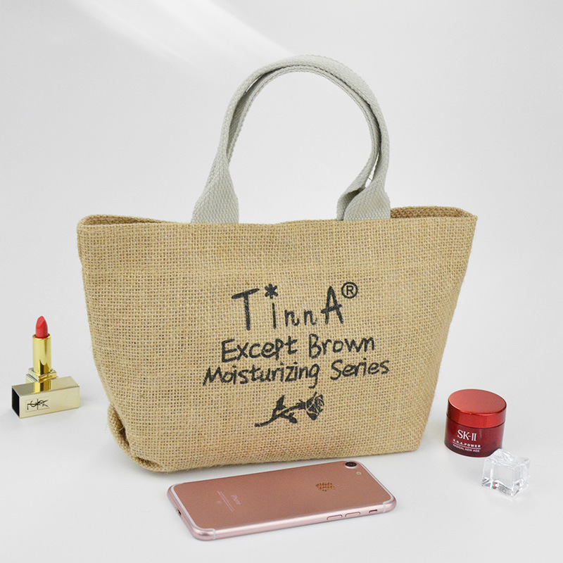 原創手工環保袋 韓版禮品贈品袋文藝女士森女系手提簡約麻布袋