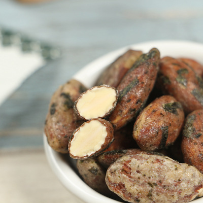 the republic of korea Imported snacks Tom Farm Seaweed flavor Flat peach Dry Fruits nut Fruit Kernel leisure time snacks Bagged 35g