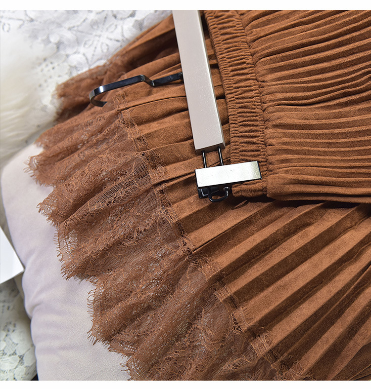 Jupe femme LACE GIRL en Daim - Ref 3330151 Image 33