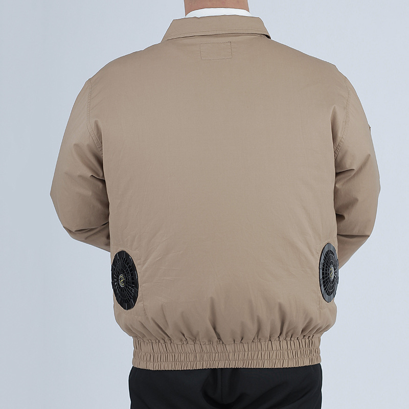 2019夏季新款防暑透氣風扇空調降溫服男戶外作業釣魚電焊風扇服