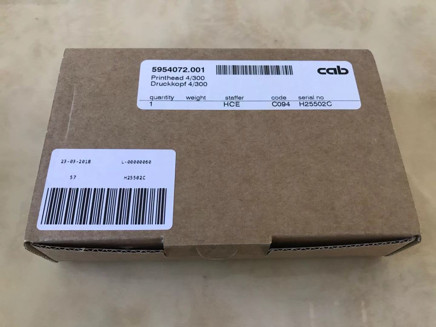德国cab A4+ 300dpi原装打印头 适用XC XD4 A4+T M 系列