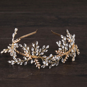 Hairpin hair clip hair accessories for women Headdress Crystal Hair Band headdress pin wedding dress accessories