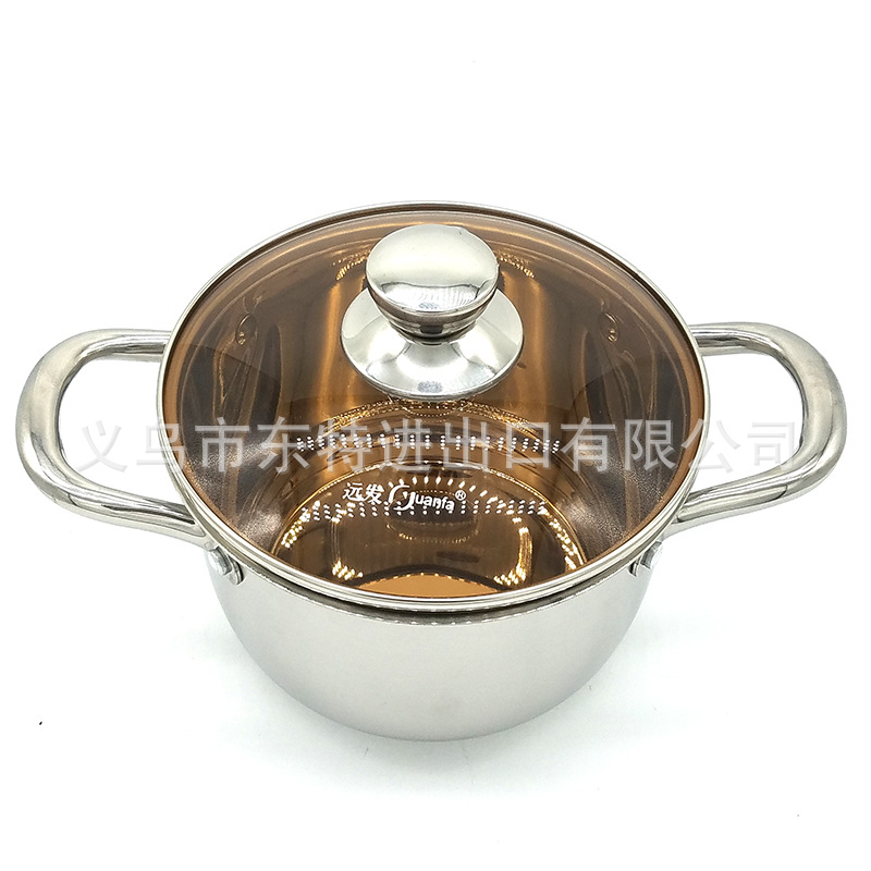 Factory direct sales of stainless steel soup POTS, new composite steel soup POTS, household thickened stewing POTS, high-end gift POTS detail image 6
