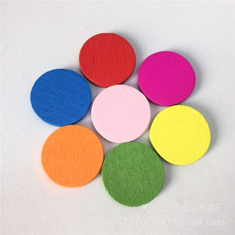 Трансграничные деревянные круглые Мултиколор смешанные деревянные Экологически дружелюбные ремесла