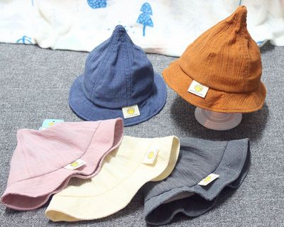 2018 Spring new pattern Labeling children Witch hat spring and autumn children Hat Bonnet wholesale Pointy hat