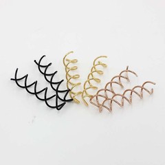 DIY hairdressing tools ball head invisible spiral clip hair braid hair curler stick metal round head manufacturer direct sale
