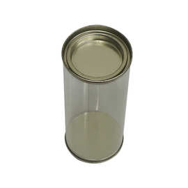 铅笔小饰品PVCPET塑料包装圆筒桶带提手圆形盒马口铁罐制罐厂制做