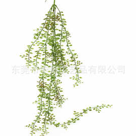 仿真绿植藤条壁挂 小枝垂钓植物吊兰假花壁挂墙面装饰