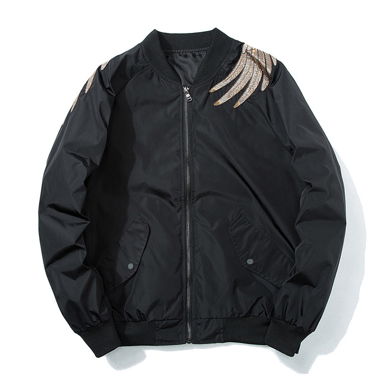 Title 9, Embroidered couples Air Force flying jacket, p...