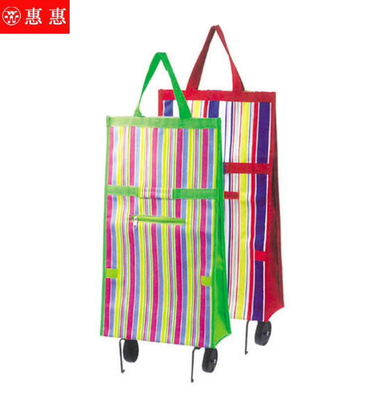 大涛厂家批发小型手提两轮购物车家用买菜车便携手拉车省力手推车