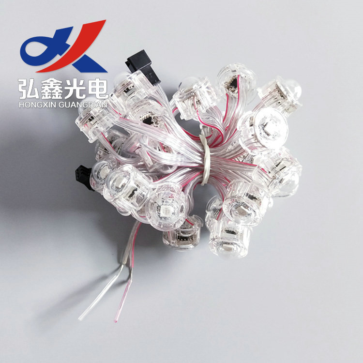 2CM Luminous character Exposed LED punching Luminous character Lamp string LED Colorful lamp string 2CM Luminous character punching