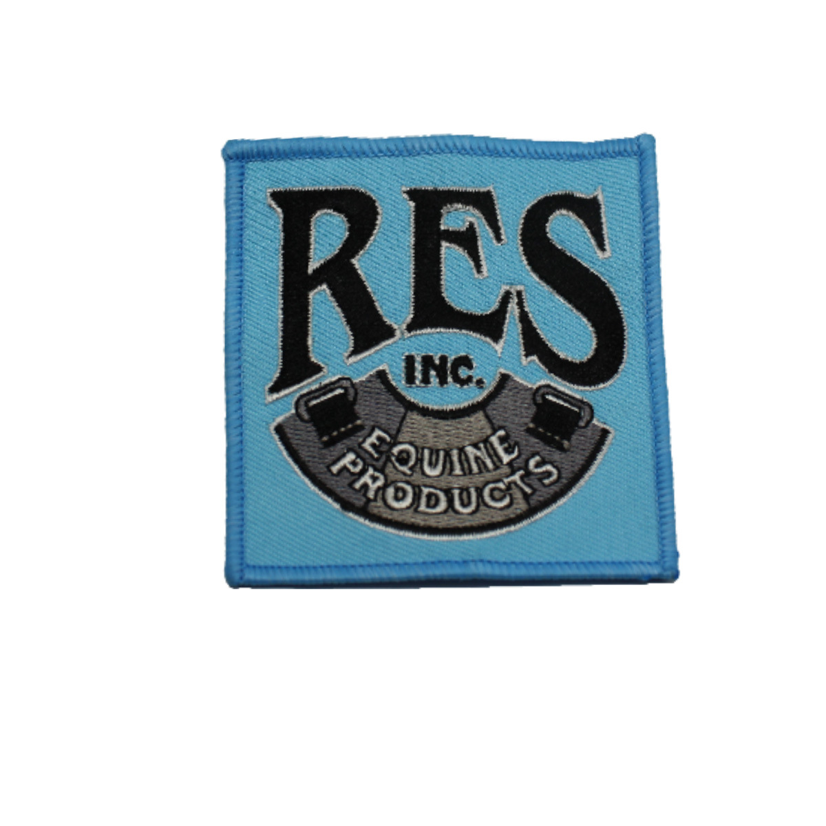 小清新蓝色刺绣章 卡通绣花章  绣花厂刺绣 小批量定制刺绣可拼图