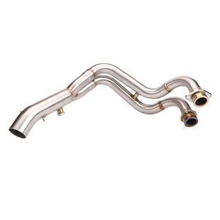 Motorcycle Modification Parts, Motor Vehicle Exhaust Pipe Clamp, Fixed Ring, Straight-Through Stainless Steel Clamp, 11cm