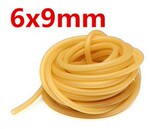 厂家批发乳胶管  6090素色  6*9弹弓管 3米一卷无接头