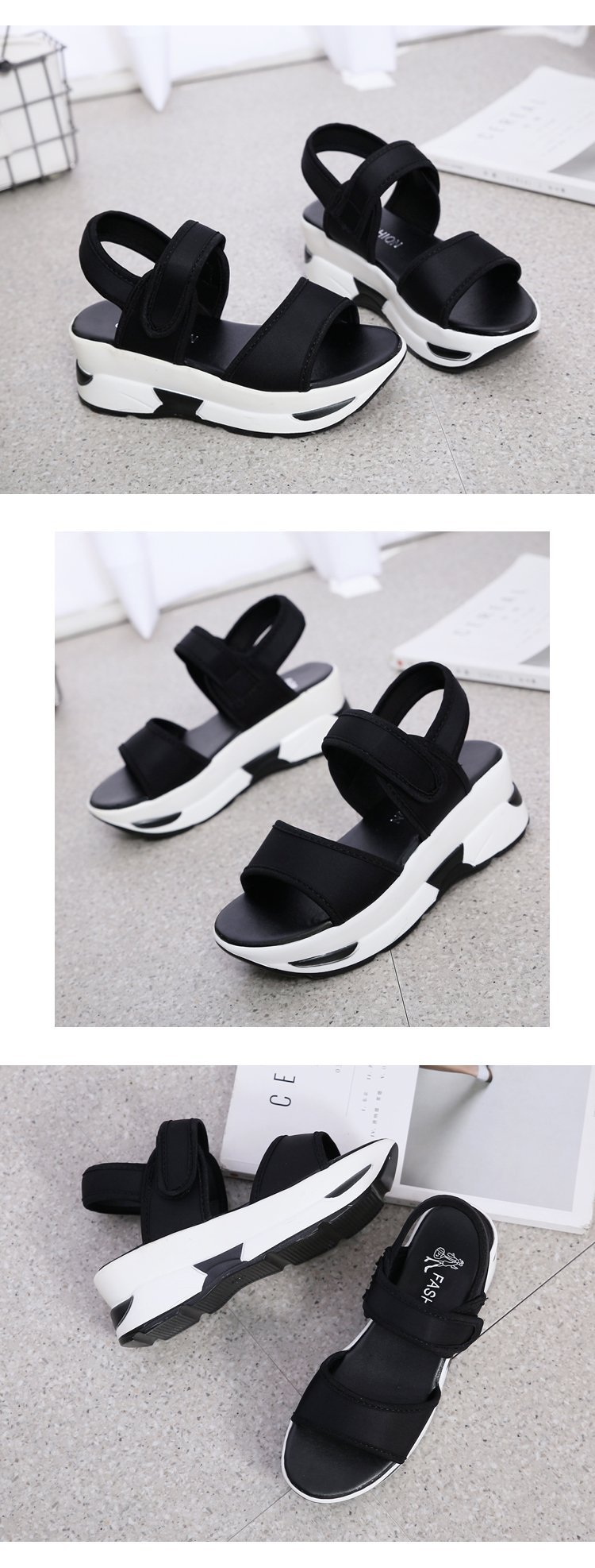 Chaussures été pour femme en Caoutchouc - Ref 3345500 Image 20