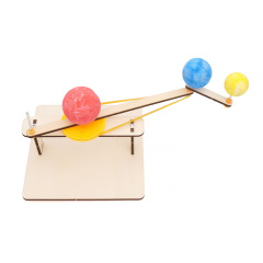 Educational experiment material DIY Earth-Moon-Sun model science and technology small craft small invention creative teaching aid for primary school students