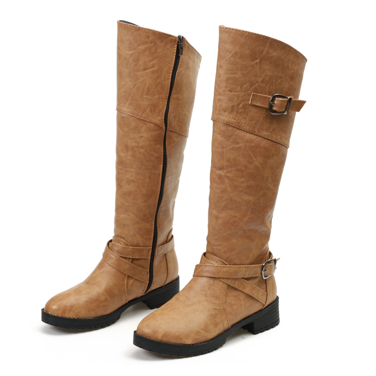 Bottes femme en PU artificiel - Ref 3354944 Image 39