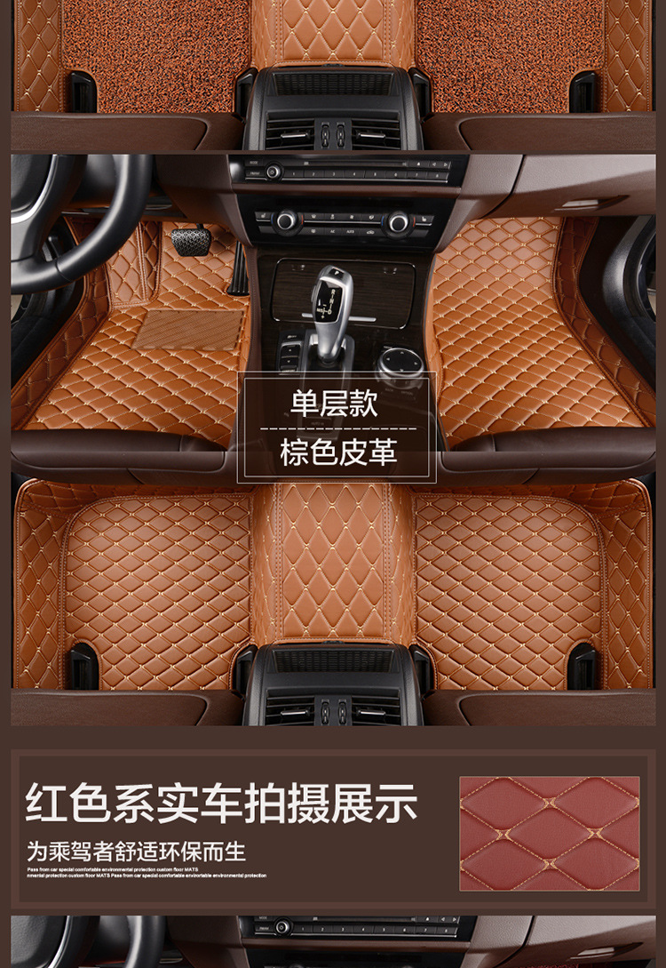 Car Wire Loop Floor Mats, Specifically Designed for Each Vehicle, Carpet-Style Floor Mats Suitable for Thousands of Models, Specifically for 5-Seater Vehicles