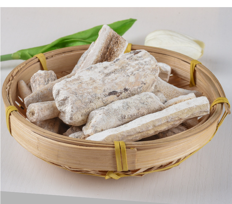 Lu Jiao Shuang (Cornu Cervi Degelatinatum) — Deer Antler Frost, Food-Herb Decoction Pieces, 500g quality and texture