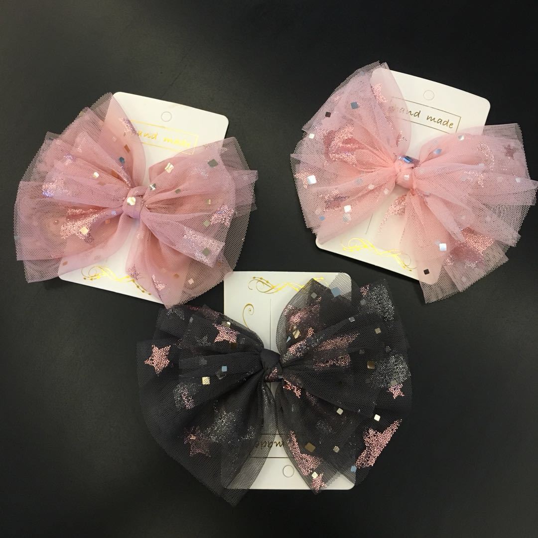 Children's Hair Clip - Pink Bow