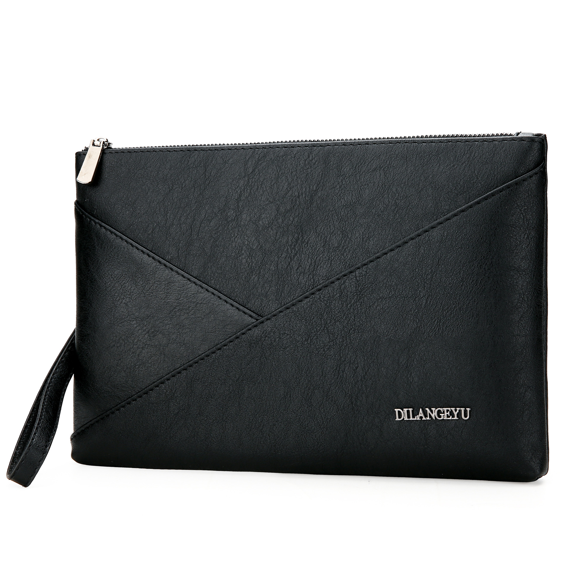 Manufactor Direct selling Handbag wear-resisting Soft leather Grab bag Korean Edition Envelope bag High-capacity business affairs Mosaic man clutch bag