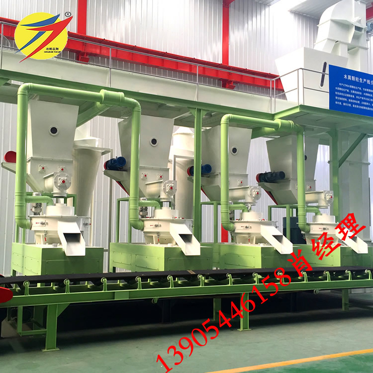 牛羊饲料狼针草颗粒加工成套设备 全自动多功能立式环模颗粒机