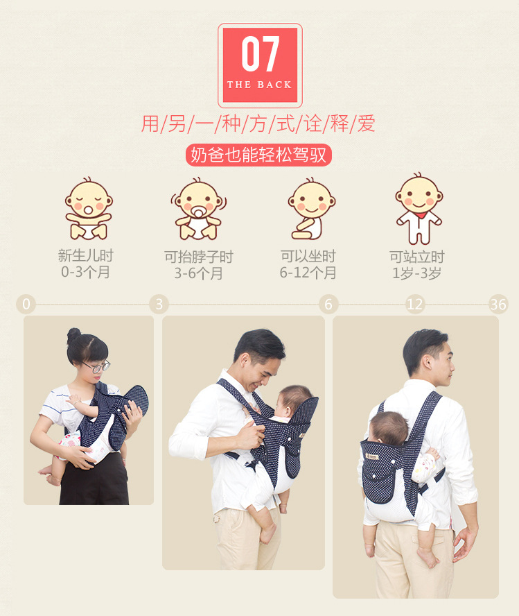 厂家直销批发婴儿背带多功能透气小孩宝宝包袋广东背带一件代发-阿里巴巴