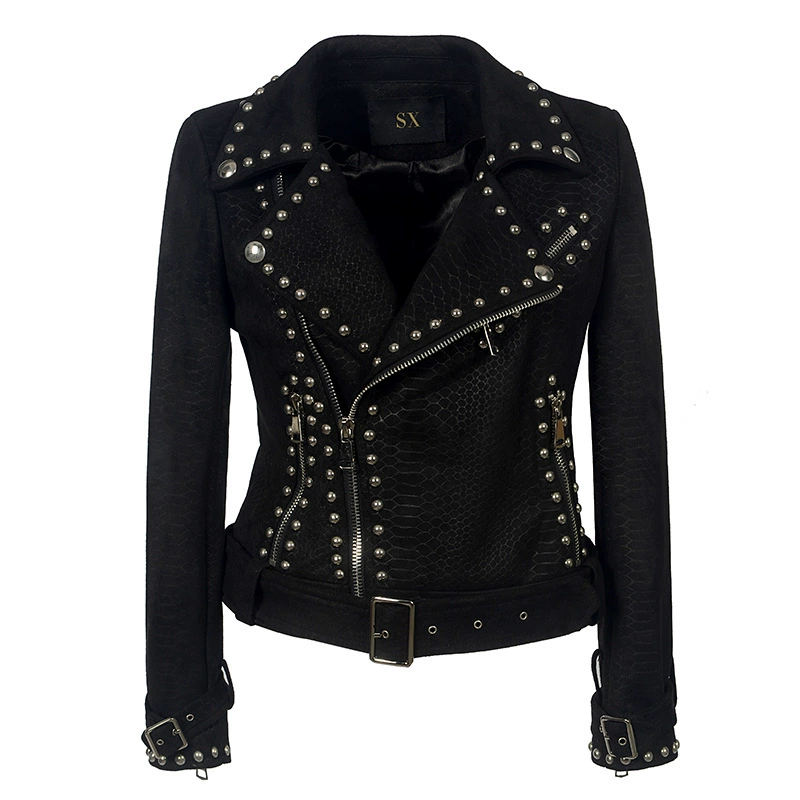 Velvet jacket with zipper, European style, Aliexpress, ebay, punk style