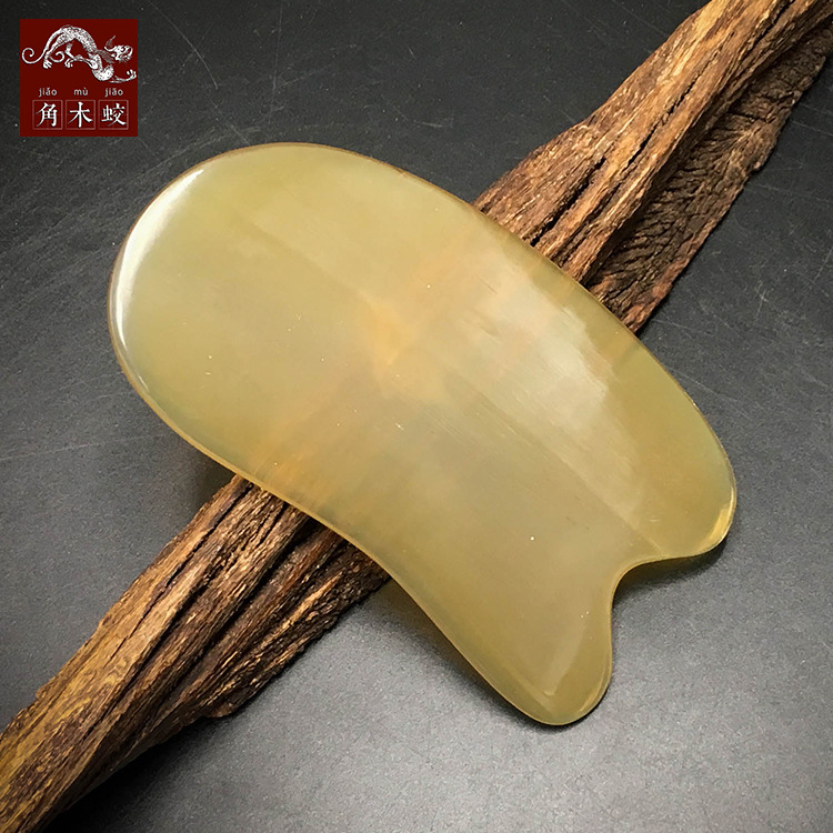 brand Manufactor wholesale Yak horn Scraping board Transparent square massage Beauty film Hand made Customized
