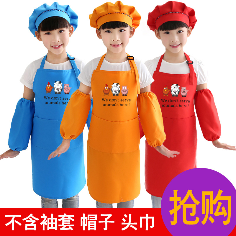 Ropa de actividad de vacaciones para niños bebé comiendo delantal antiincrustante pintura de arte sin mangas ajustable