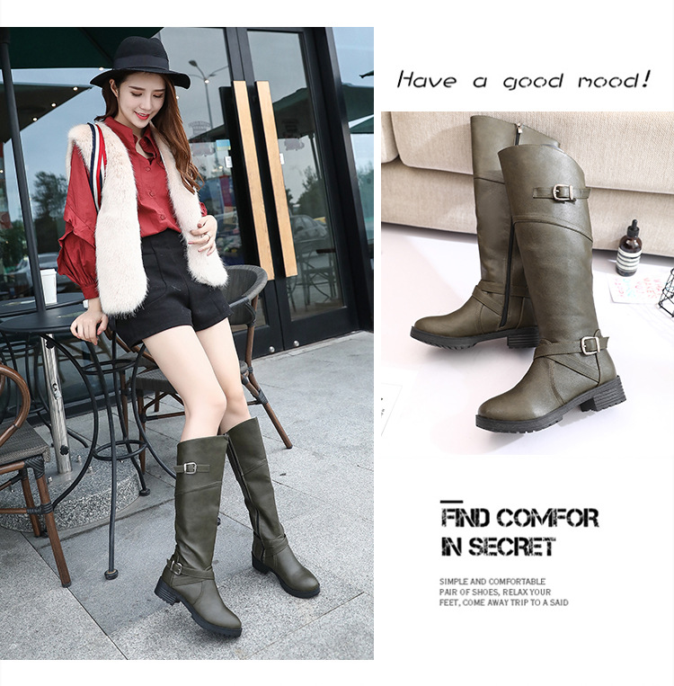 Bottes femme en PU artificiel - Ref 3354944 Image 19