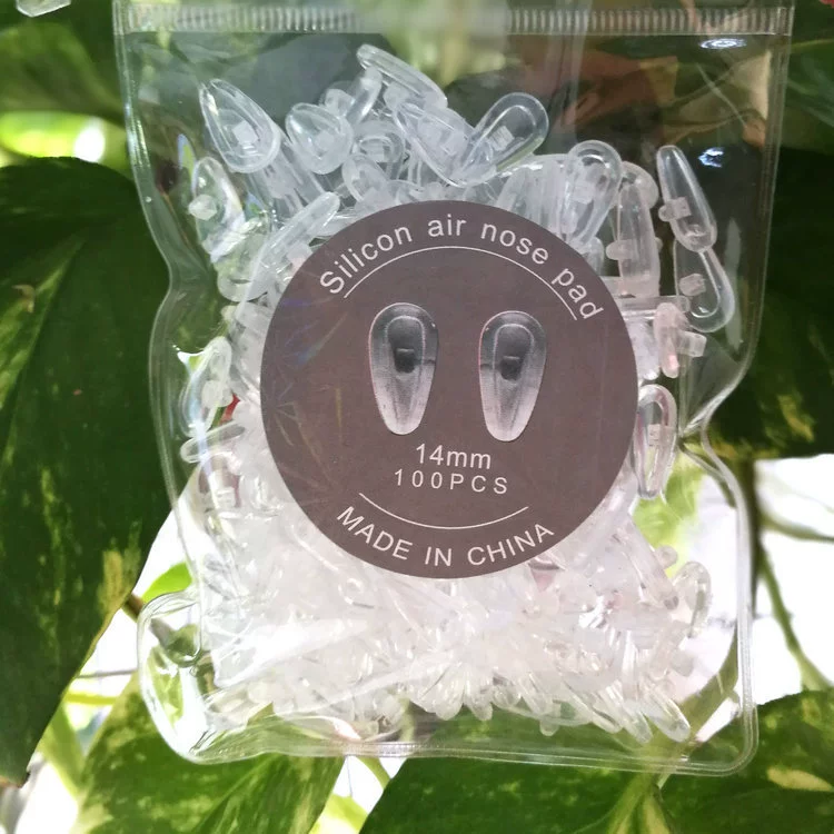 Очки на воздушной подушке носовой пакет 100 упаковка воздушная силиконовая опора для носа обработка оправы очков Пакет обслуживания