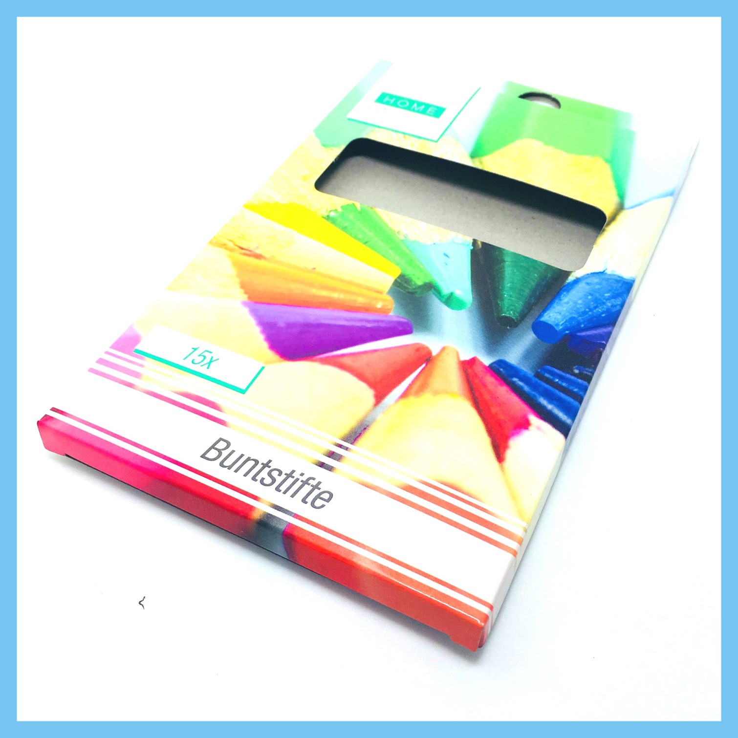 厂家直销铅笔包装盒 12只装铅笔盒子 开窗铅笔盒  多彩铅笔纸盒