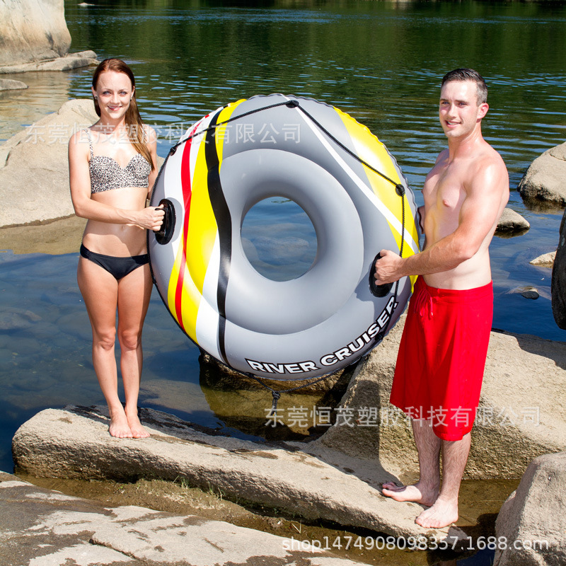 direct deal PVC inflation thickening Surfing rope Shengkou Life buoy Inflatable swimming circle