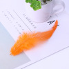 Manufacturers supply color 4-6 white-pointed feather feathers 8-15cm clothing auxiliary materials and handicraft decoration DIY manual