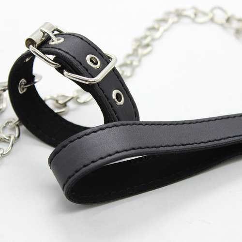 Sexy adult products penis ring cowhide JJ ring set ring men's equipment dog leash traction penis ring alternative toys