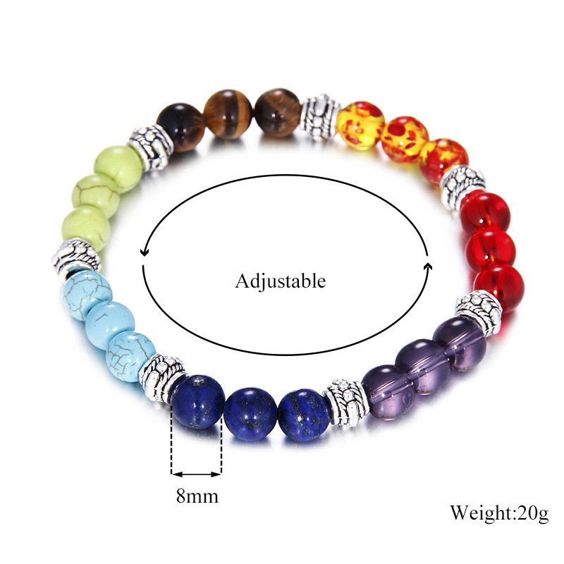 Fashion Round Beaded Unisex Bracelets 1 Piece display picture 4