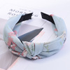Hair accessory, cloth, fresh headband for face washing, wholesale, Korean style, new collection, floral print