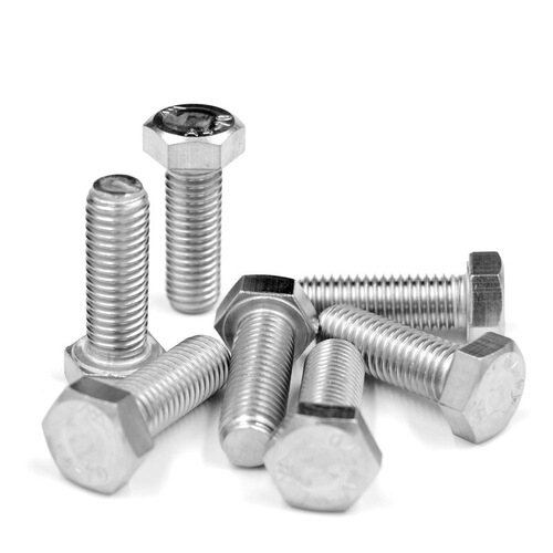 316L stainless steel external hexagonal screw bolt screw A4-80 hexagonal head single head screw M8M10M12
