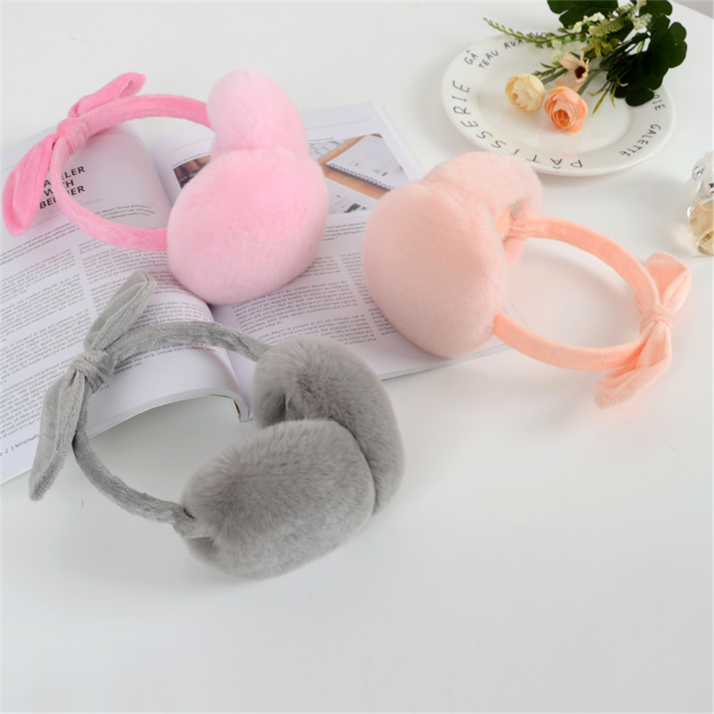 秋冬時尚保暖兔毛耳套 皮草耳罩 整皮獺兔毛耳包耳暖染色定做批發