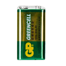 GP超霸9V碳性一粒收缩装9伏方电池6F22万用表叠层电池
