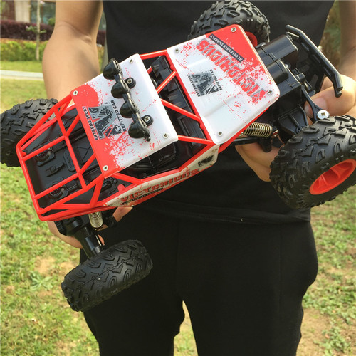 Remote control off-road all-wheel drive racing car climbing big foot car for boys high-speed drift charging toy car children's gift