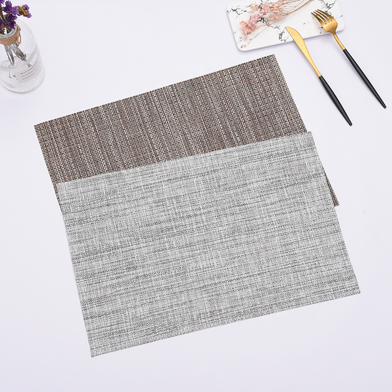 2020外贸特斯林餐垫PVC环保西餐垫用餐隔热垫定制餐垫 跨境批发详情图1