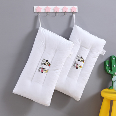 厂家直供网销全棉儿童枕芯卡通纯棉枕芯50*30cm学生宿舍护颈枕芯|ru