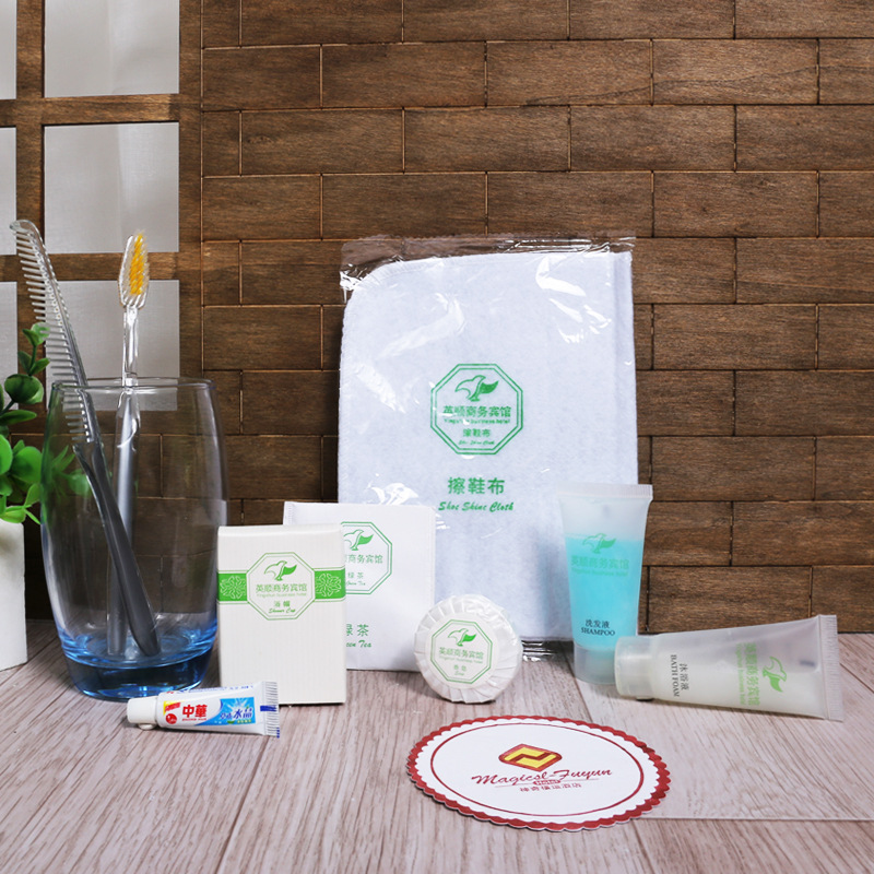 英顺商务星级酒店用品一次性洗漱套装宾馆客房牙具用品六合一套装