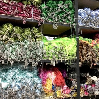 nylon/Polyester fiber/black and white colour Korean silk goods in stock wholesale cutting On the volume machining dyeing