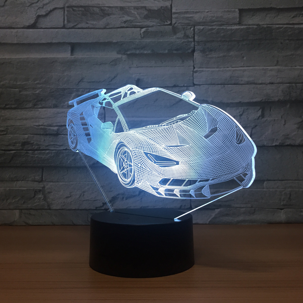 3d小夜灯 七彩触控遥控3d灯