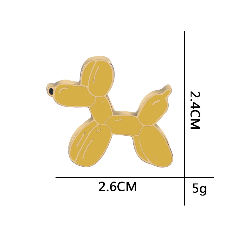 Fashion Brooch Fashion Cartoon Cute Sausage Dog Wild Student Clothing Accessories Bag Brooch Accessorieswholesale Nihaojewelry display picture 2