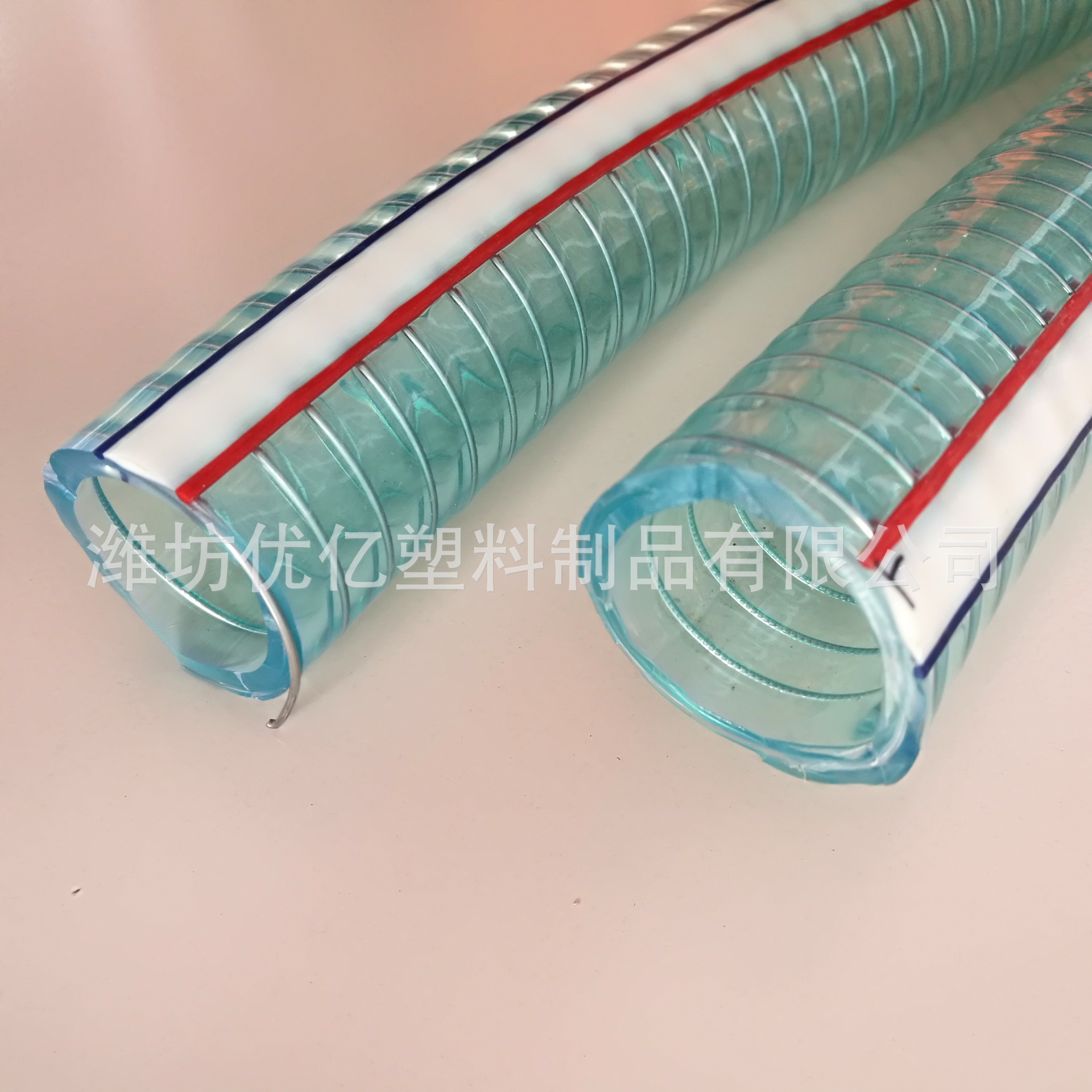 批发多种规格pvc钢丝软管 绿色耐磨钢丝管 四季柔软 耐寒螺旋软管